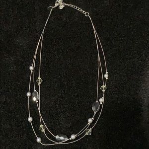 Lia Sophia - Triple Strand Beaded Necklace